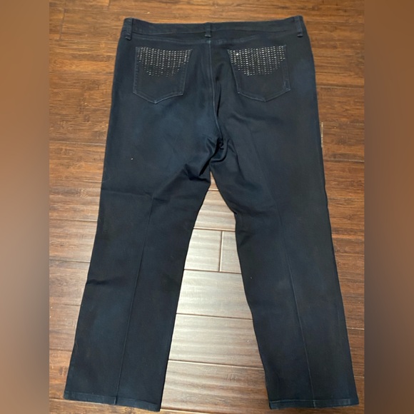 Jones New York Jeans Women's Short Plus 2X Indigo Denim Tummy Slimming - Picture 3 of 16